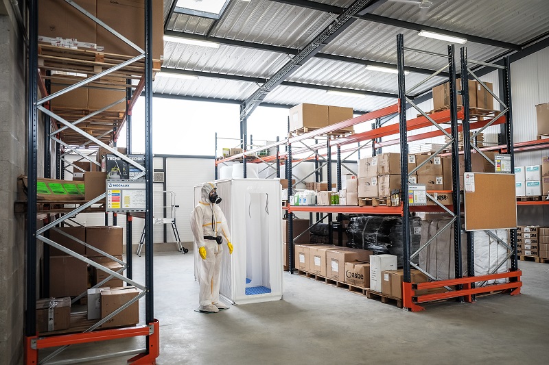 depot amiante stock EPI vente materiel