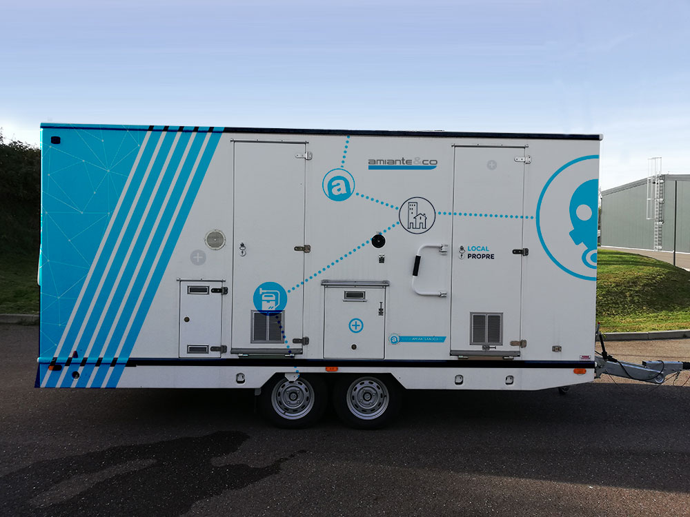 Unit Mobile De D contamination UMD Louer Amiante And Co